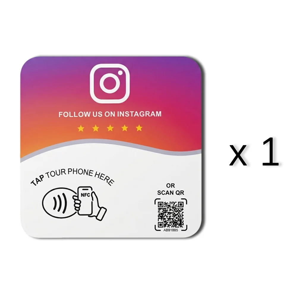 Tarjeta NFC Instagram